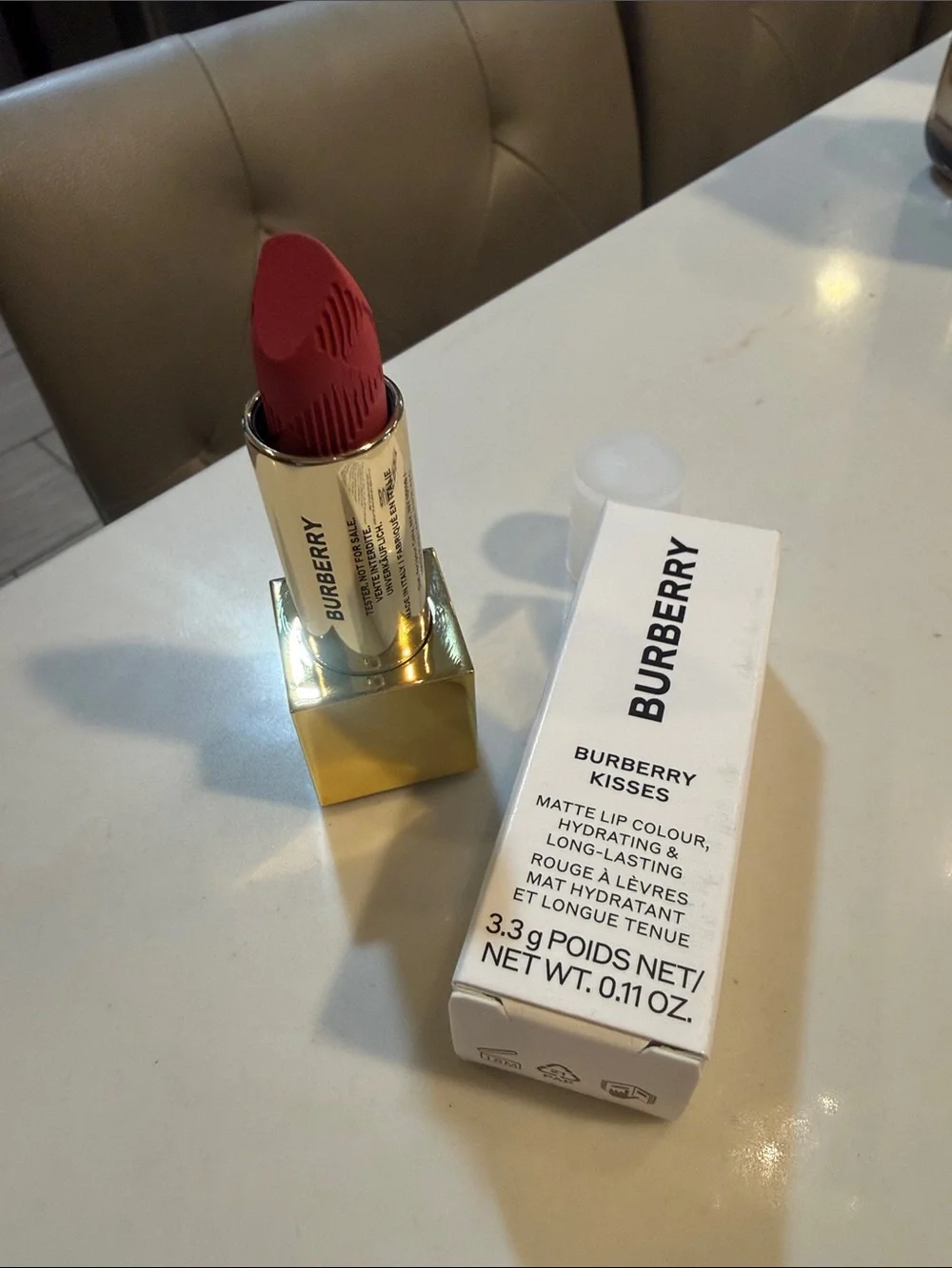 Burberry Matte Lipstick - Burberry kisses